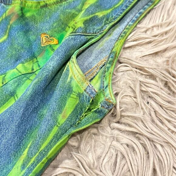 Vintage Roxy quicksilver denim tie dye dress size 7 - Picture 5 of 8